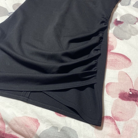 Aritzia Babaton Harrington Black Mini Sleeveless V-Neck Dress Size 8 - Picture 7 of 13